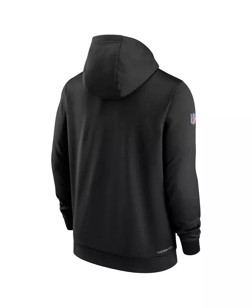 NIKE Men's Black Jacksonville Jaguars NFL Crucial Catch Therma Performance Pullover Hoodie 3