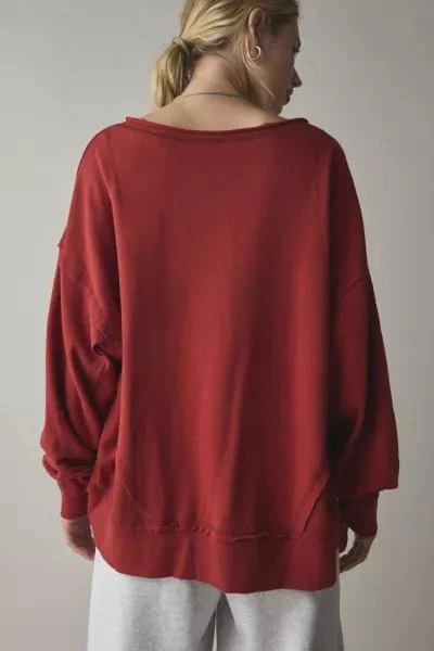 Out From Under Out From Under Break It Up Notch V-Neck Pullover 4