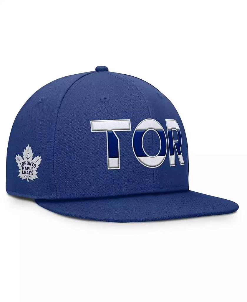 Fanatics Men's Blue Toronto Maple Leaf's Authentic Pro Rink Snapback Hat 3