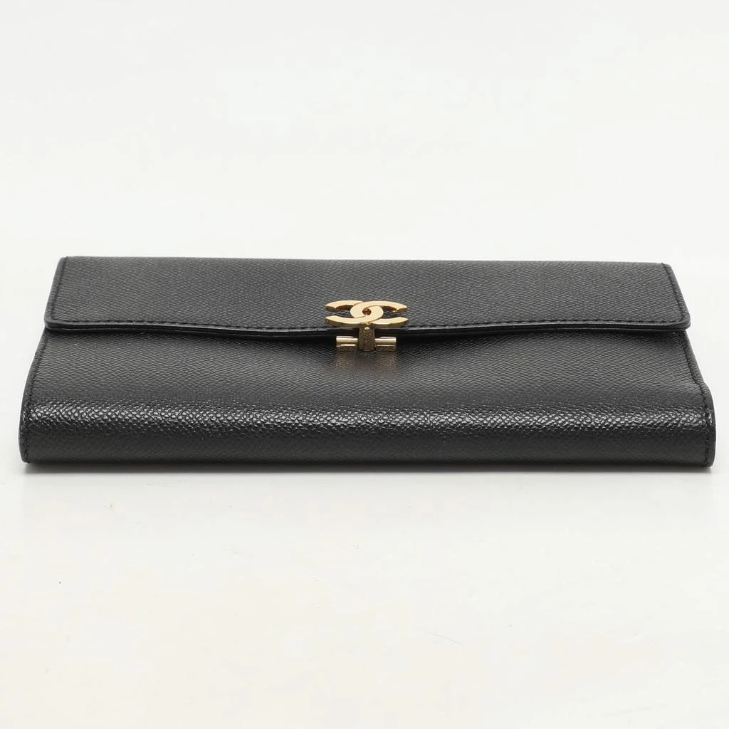 Chanel Chanel Black Leather Vintage CC Flap Wallet 9