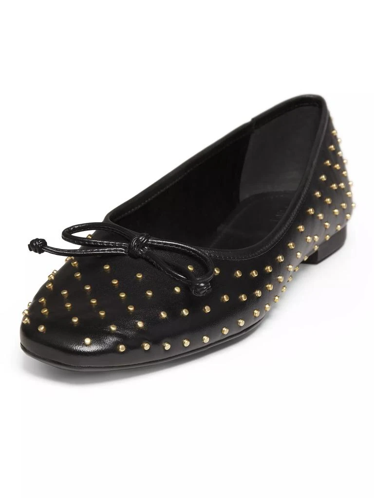Schutz Arissa Studded Leather Ballet Flats 2