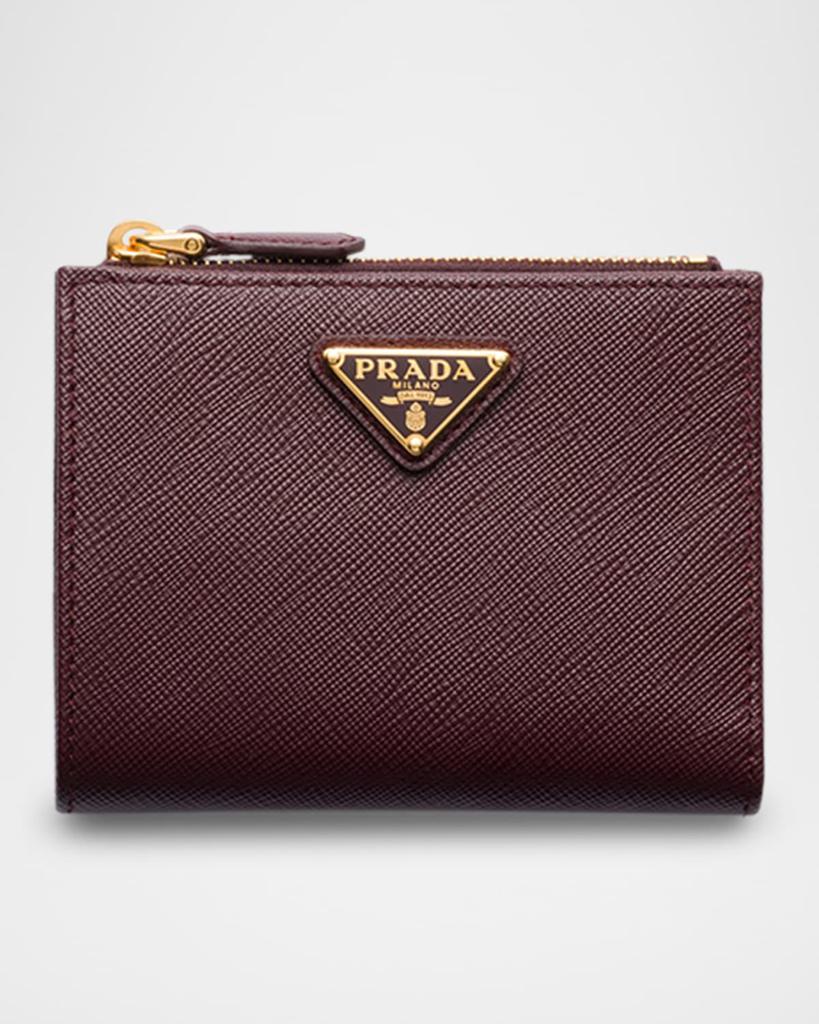 Prada Small Bifold Saffiano Leather Wallet