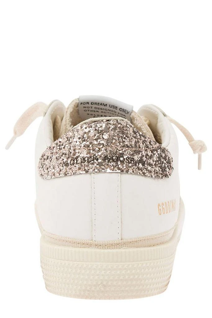 Golden Goose Golden Goose Kids N May Star Glittered Sneakers 4