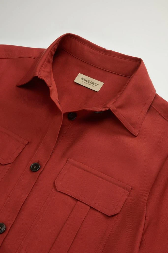 Woolrich Long Tencel Dress - Women - Red 6