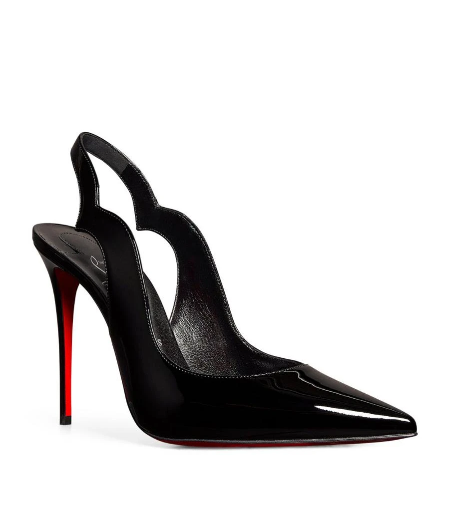 Christian Louboutin Hot Chick Sling Patent Slingback Pumps 100 4