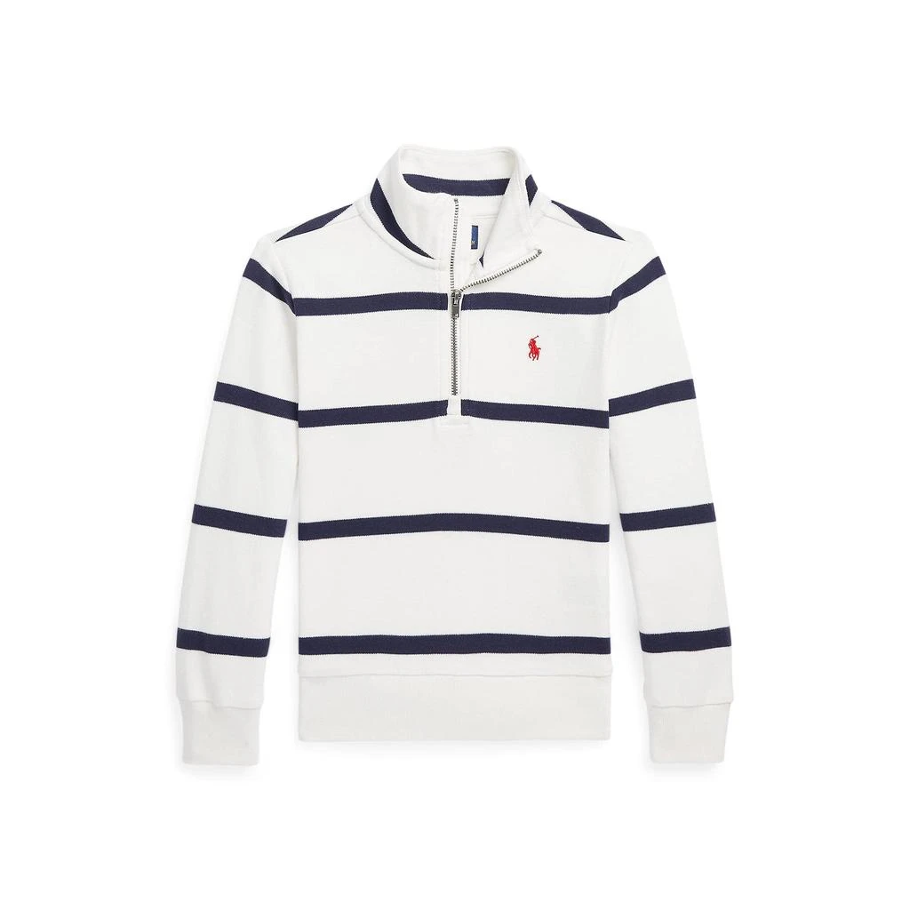 Polo Ralph Lauren Kids Striped Cotton Interlock Pullover (Little Kids) 1