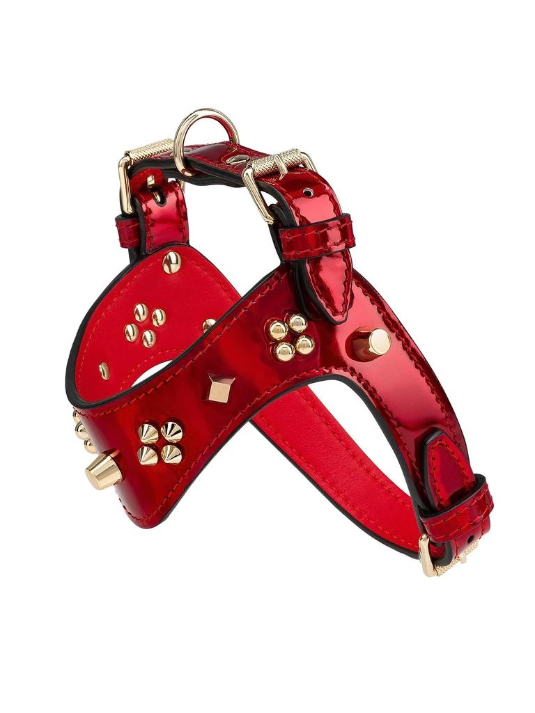 Christian Louboutin Loubiharness Spiked Patent Dog Harness 2