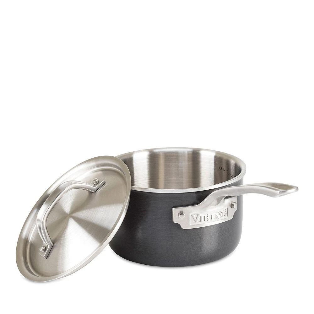 Viking Hard Anodized 10 Pc Cookware Set with Stainless Steel Interior 10