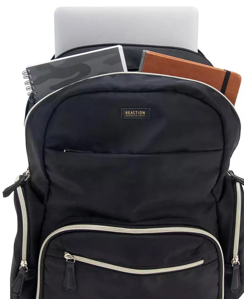 Kenneth Cole 2-Pc. 20" Chevron Carry-On 15" Laptop Backpack Set 4