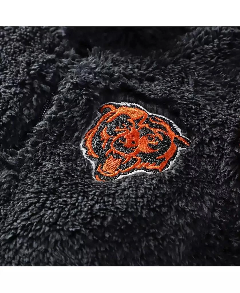 Outerstuff Baby Boys and Girls Navy Chicago Bears Stay Napping Fleece Bunting Full-Zip Sleeper 3