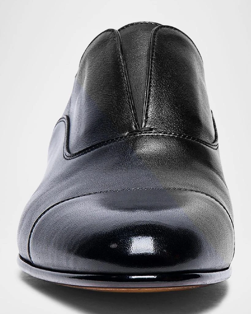 Santoni Men's Kenneth Cap-Toe Slip-On Derby Shoes 5