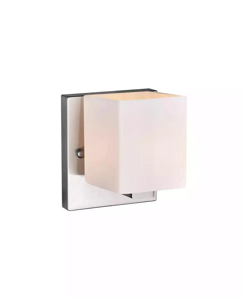CWI Lighting Satin Nickle 1 Light Wall Sconce