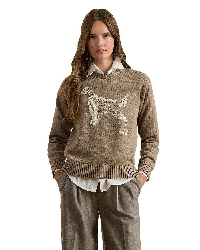 Ralph Lauren Intarsia Knit Dog Sweater