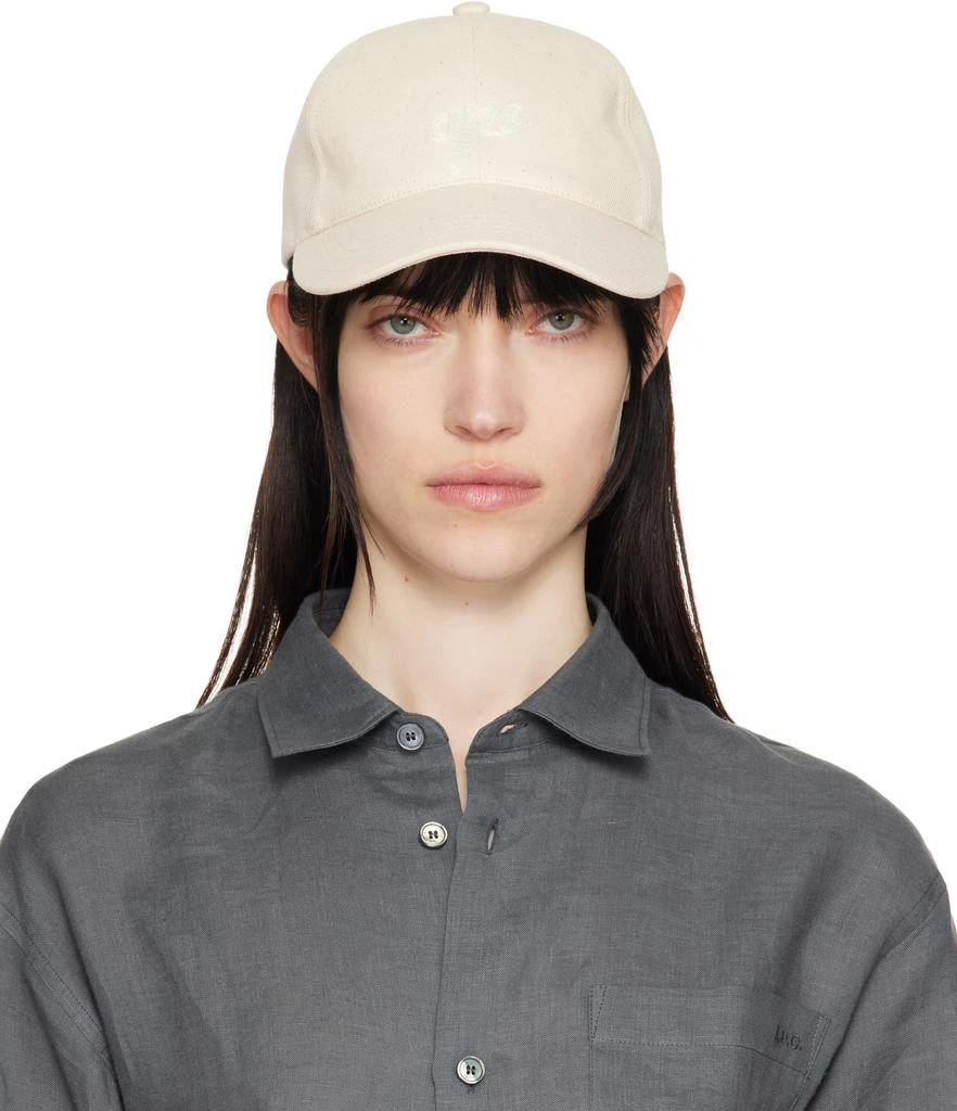 A.P.C. Off-White Charlie Chainette Baseball Cap 1