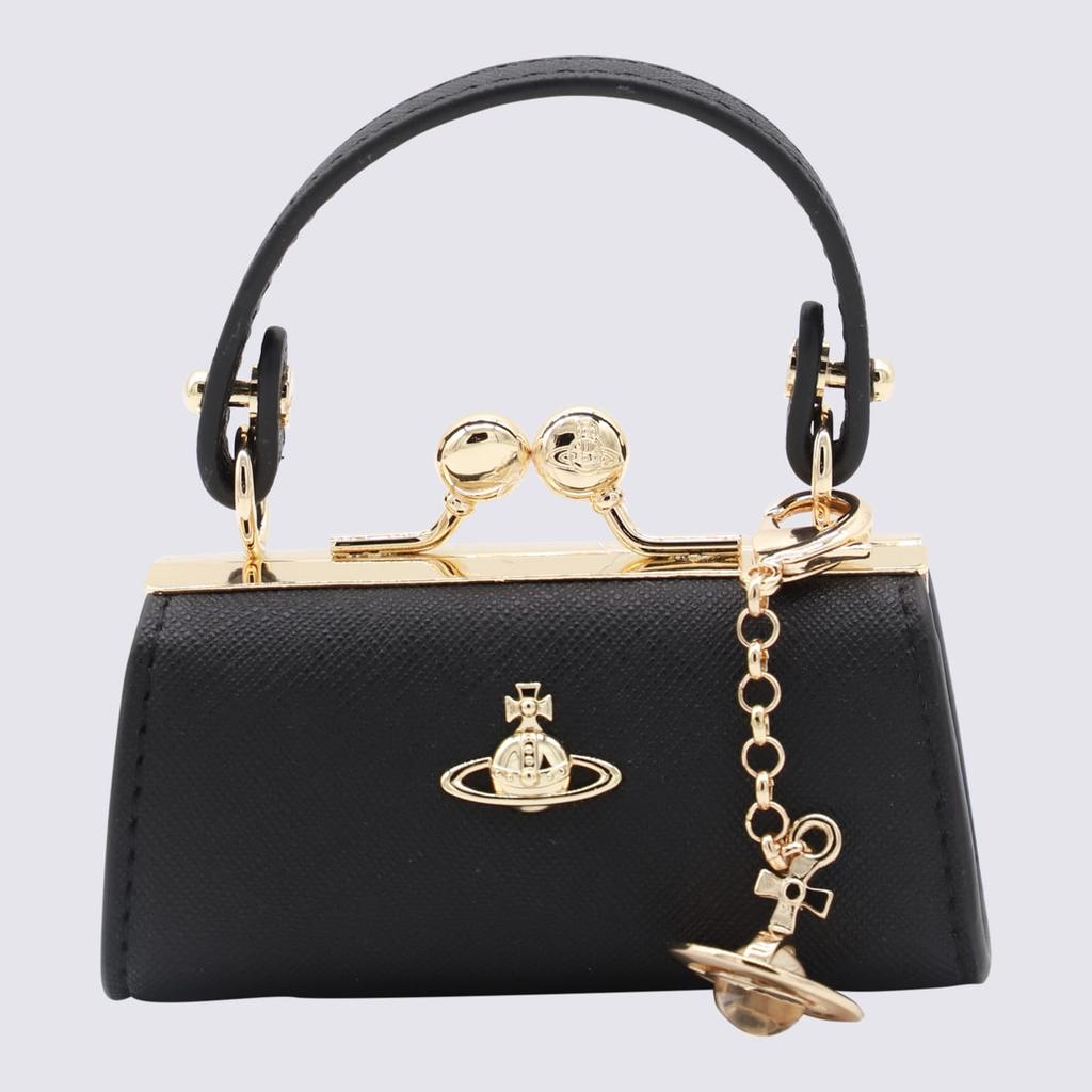 【送料&関税込】Vivienne Westwood Black Top Handle Bag Vivienne Westwood Black Top Handle Bag - Tote Bags - BeyondStyle