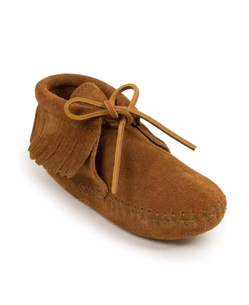 Minnetonka Little Girls Classic Fringe Soft Sole Boot 1