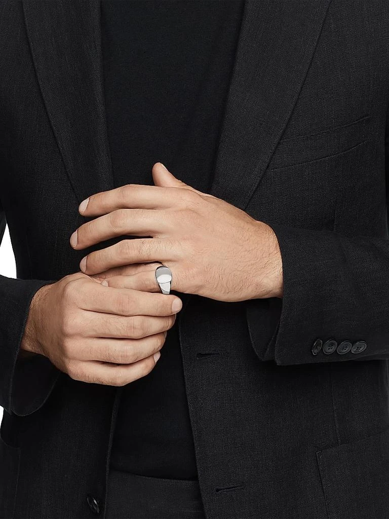 David Yurman Streamline Pinky Ring in Sterling Silver, 13MM 6