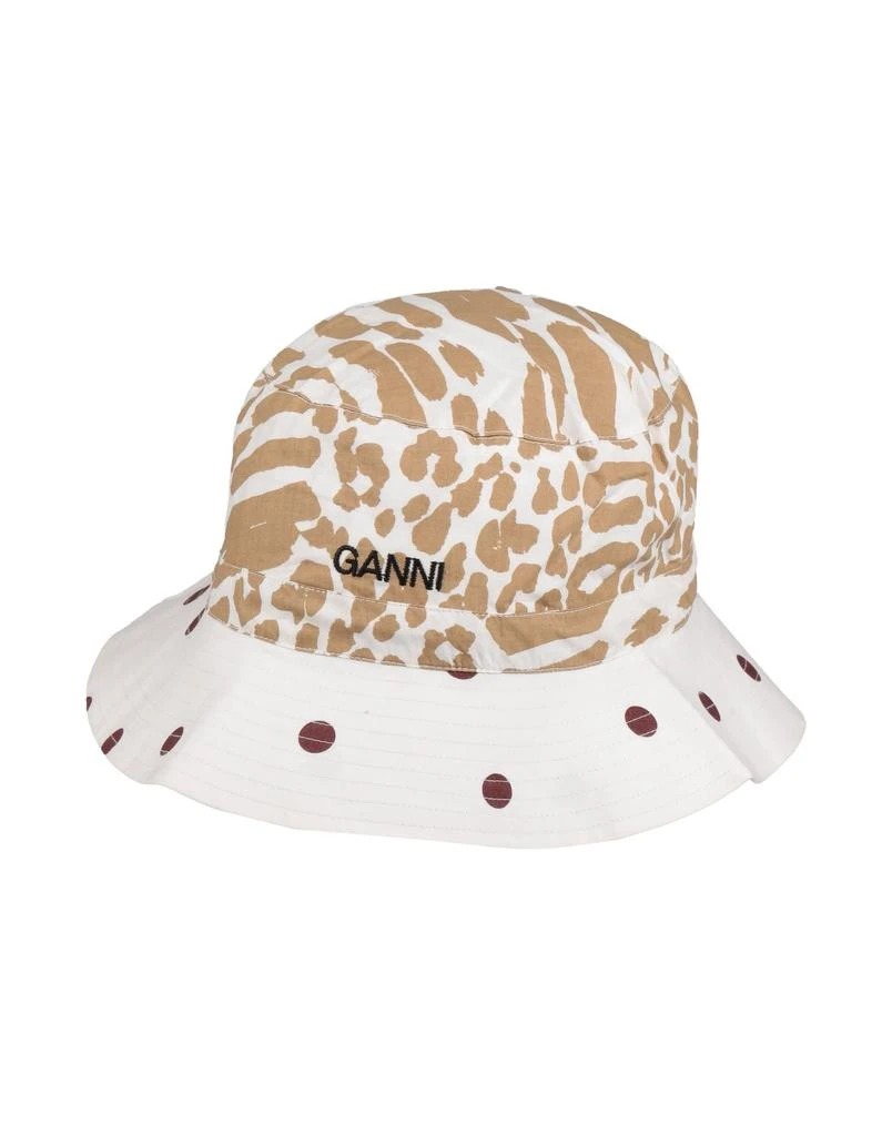 Ganni Leopard-print cotton bucket hat - Hats - BeyondStyle display picture 1