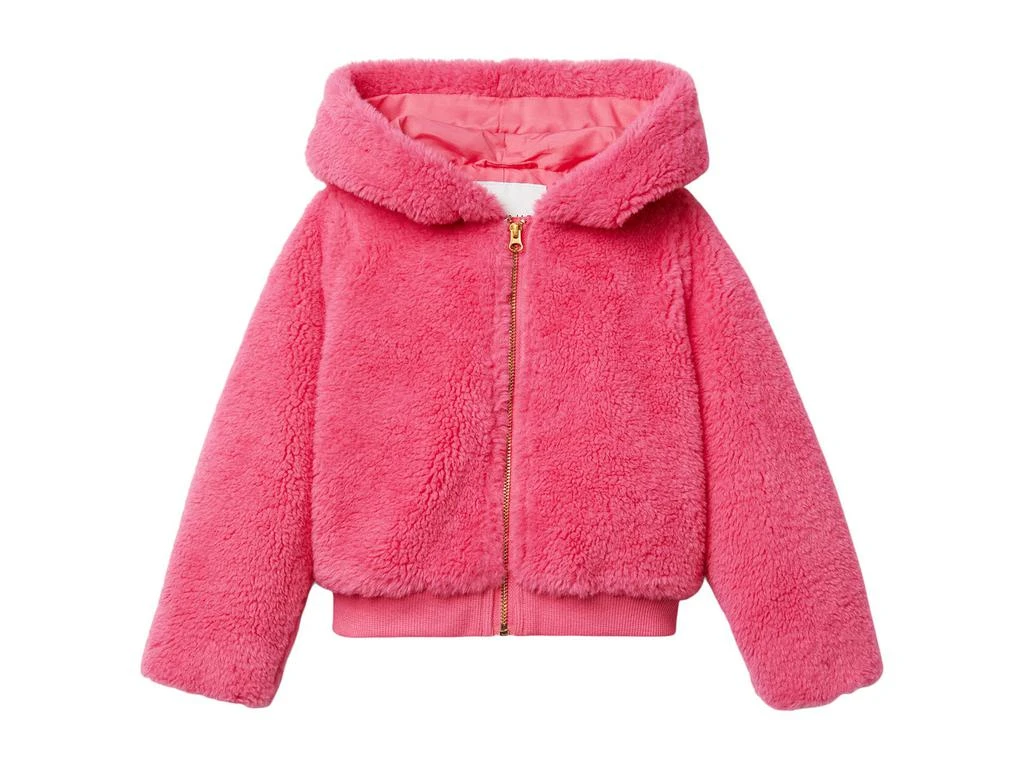 Janie and Jack Cropped Faux Fur Hoodie (Toddler/Little Kids/Big Kids) 1