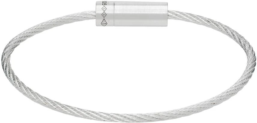 Le Gramme Silver Cable 'Le 9g' Bracelet 2
