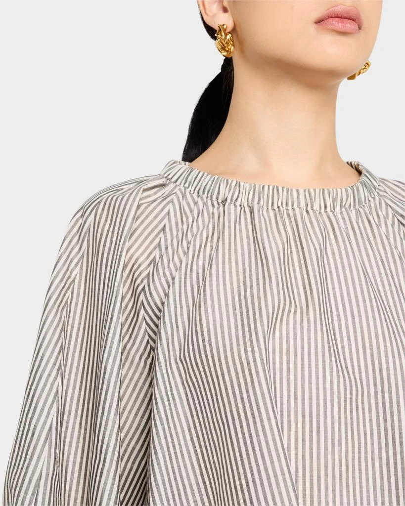Max Mara Fabiola Striped Long-Sleeve Top 5