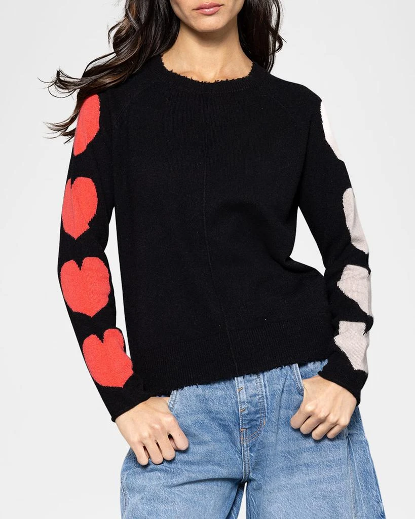 Lisa Todd Heart Stealer Intarsia Cashmere Sweater 1