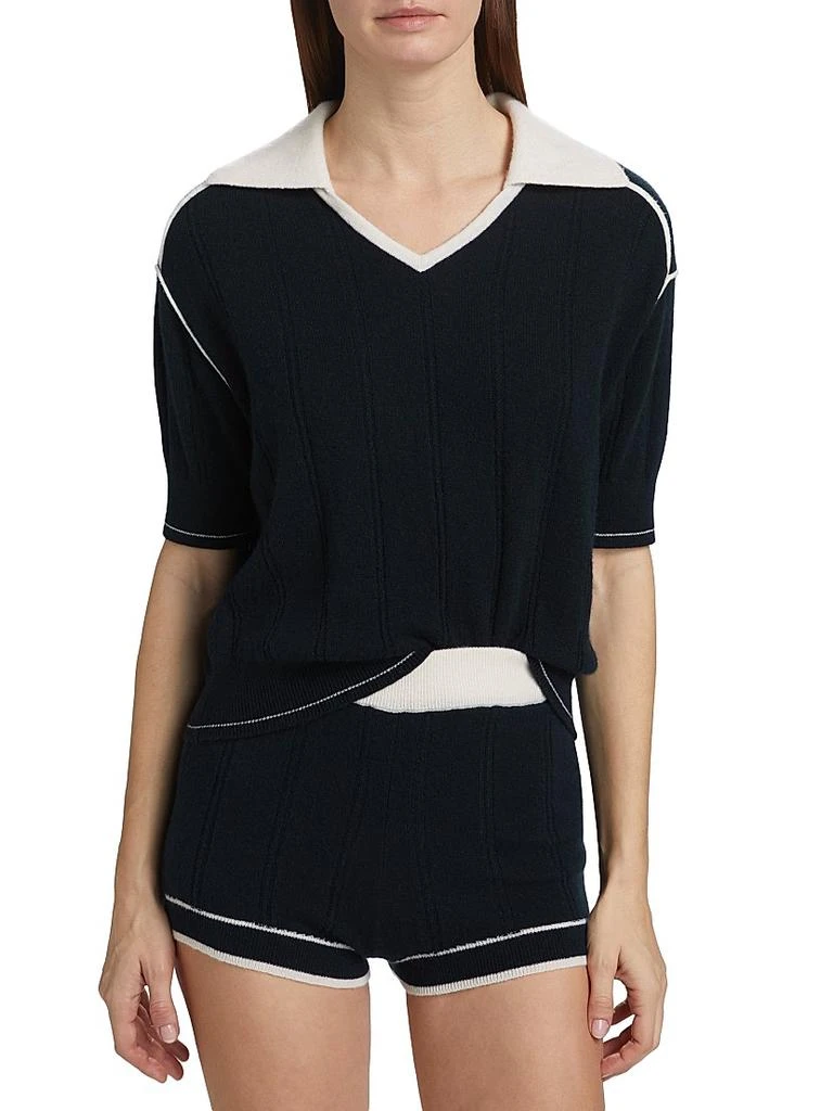 Guest in Residence Pele Cashmere Polo Sweater 3
