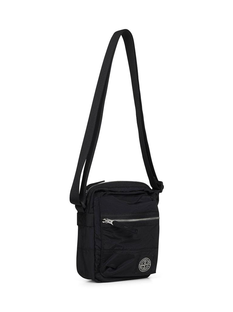 Stone Island STONE ISLAND | Black crossbody pouch bag | Man | PZ