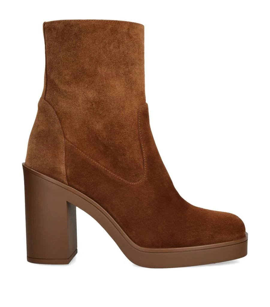 Stuart Weitzman Suede Bethany Boots 80 1