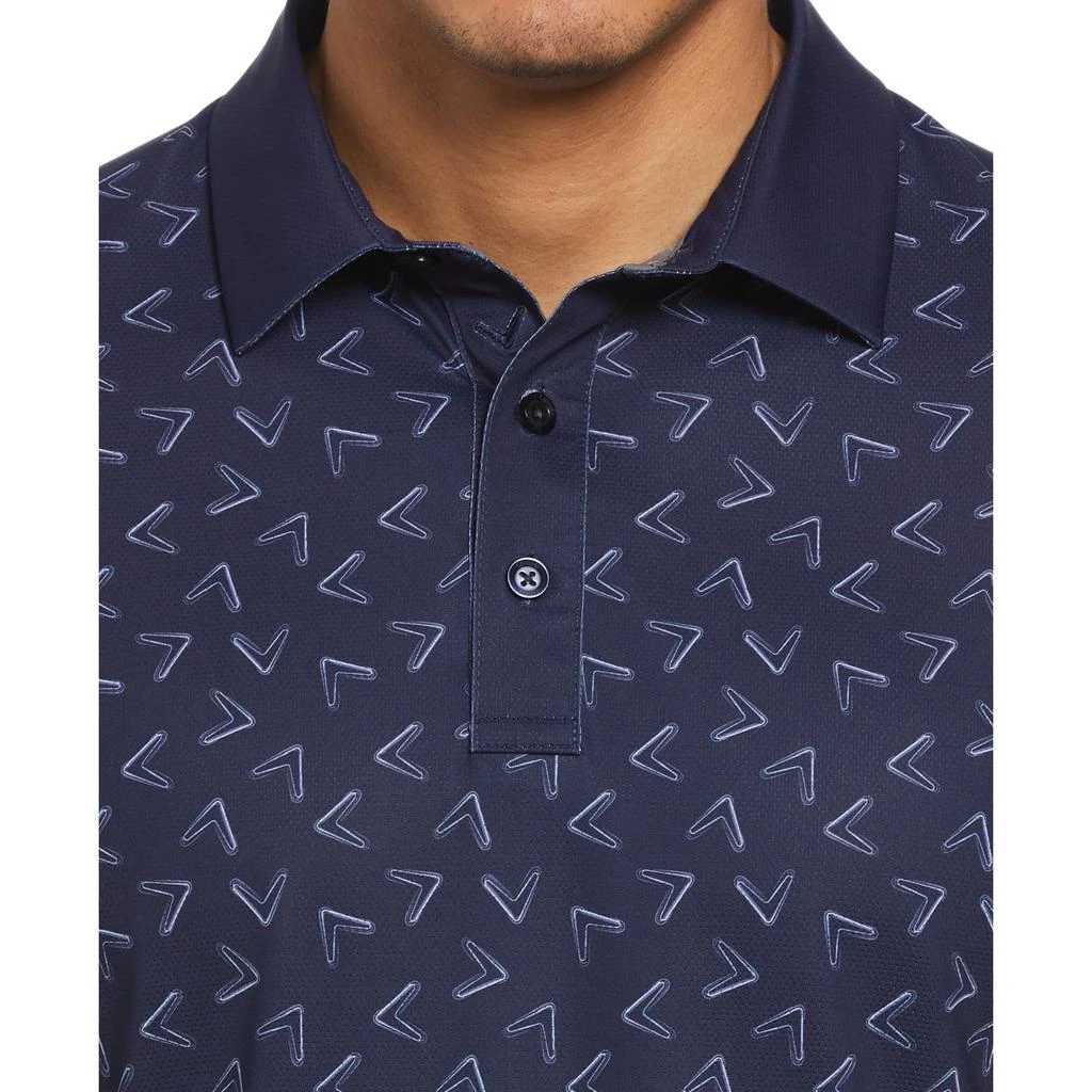 Callaway Painted Chevron Trademark Print Polo 3