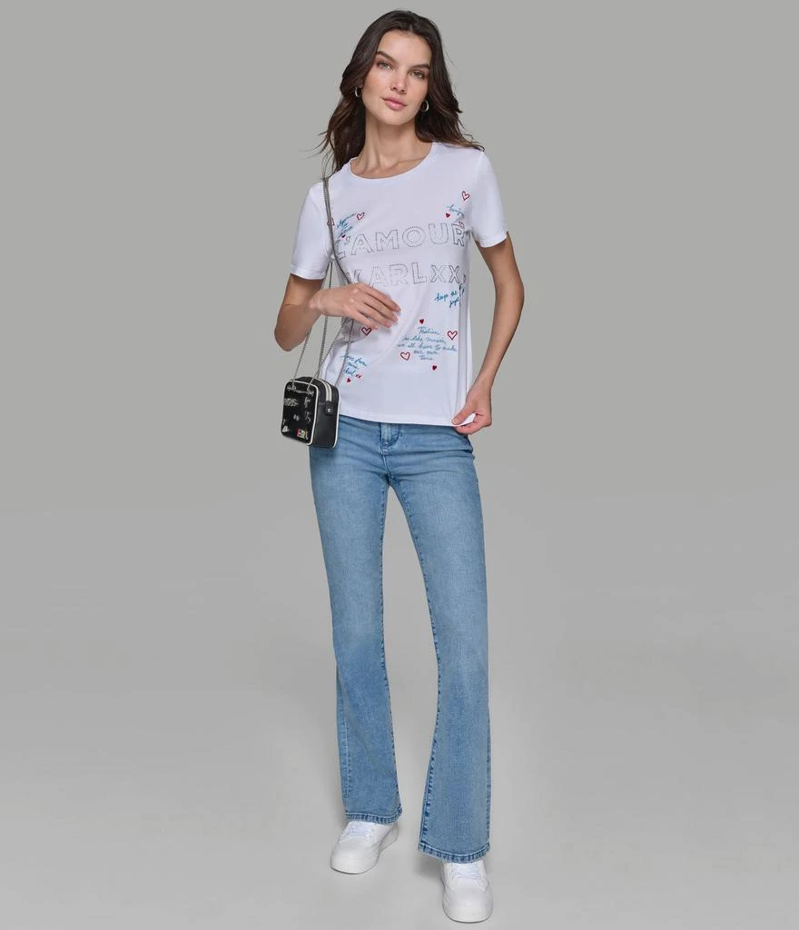 Karl Lagerfeld Paris LUXE LAMOUR KARL TEE 5