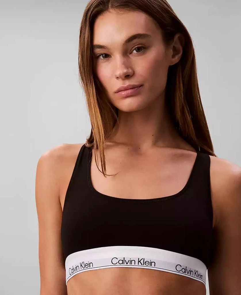 Calvin Klein Women
s Icon Cotton Unlined Racerback Bralette QF8493