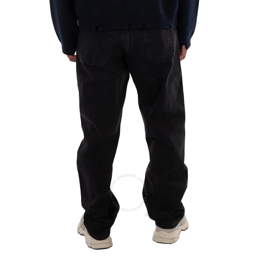 Ambush Black Waist Detail Cotton Denim Jeans 2