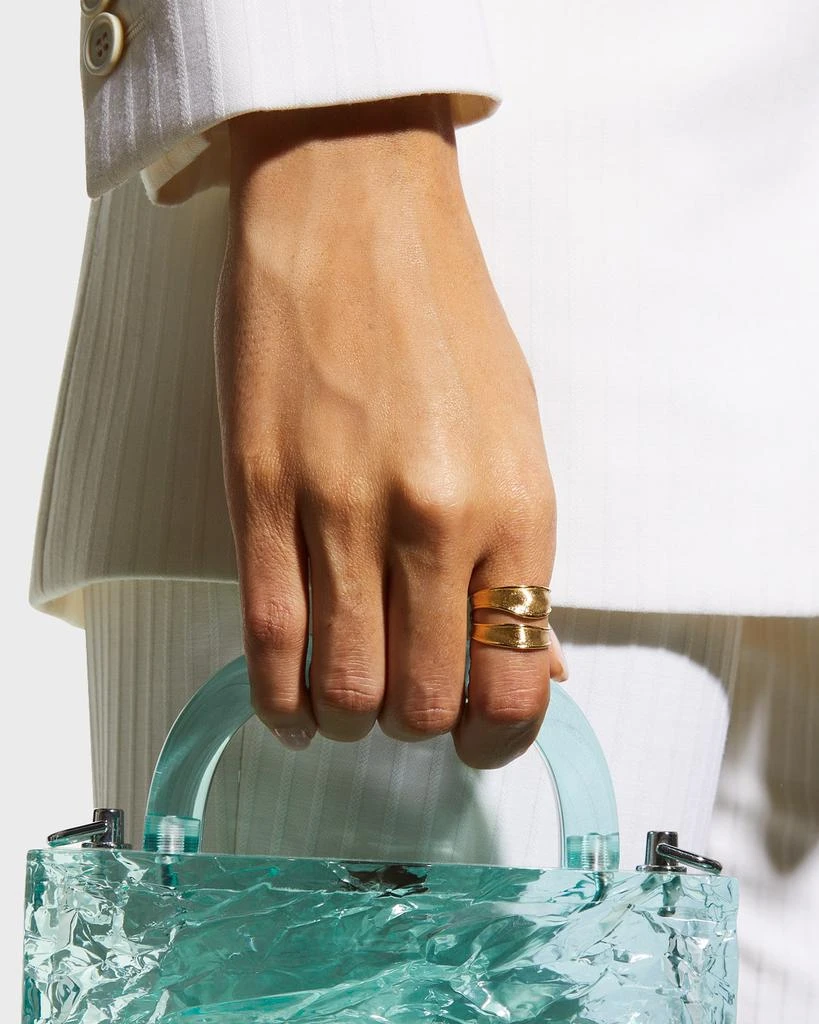 Marco Bicego 18K Lunaria Yellow Gold Split Ring Size 7 2