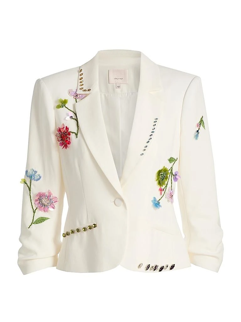 Cinq à Sept 3D Floral Vine Le Petit Khloe Blazer