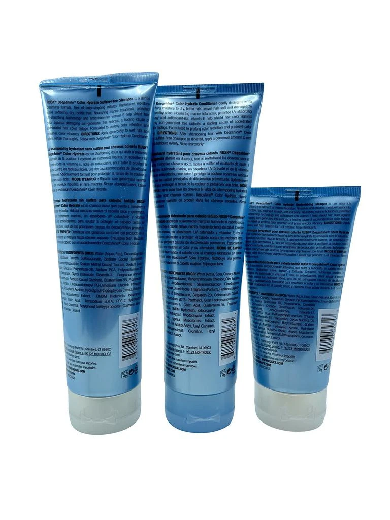 Rusk Deep Shine Color Hydrate Shampoo & Conditioner Set 8.5 OZ & Mask 5.3 OZ 2