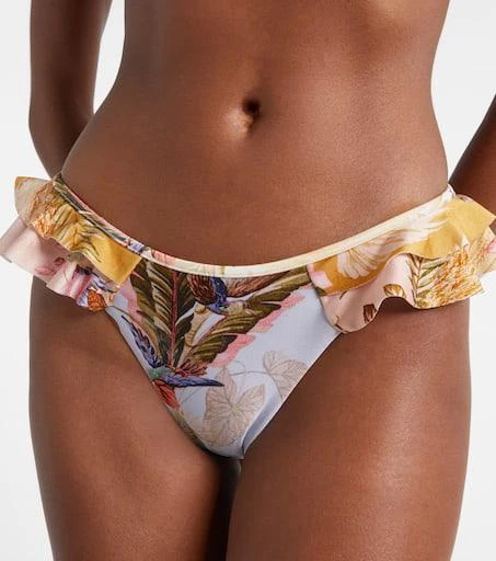 Zimmermann Ascension floral ruffled bikini 5