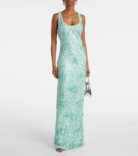 SIMKHAI Bex sequined maxi dress 2