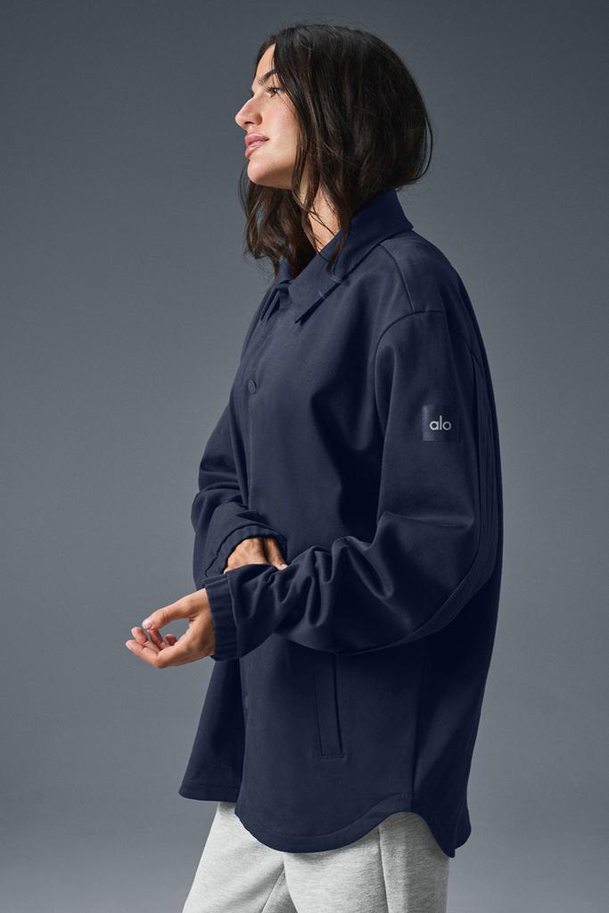 Alo Edition Sueded Jacket - Navy - Jackets - Compare Prices