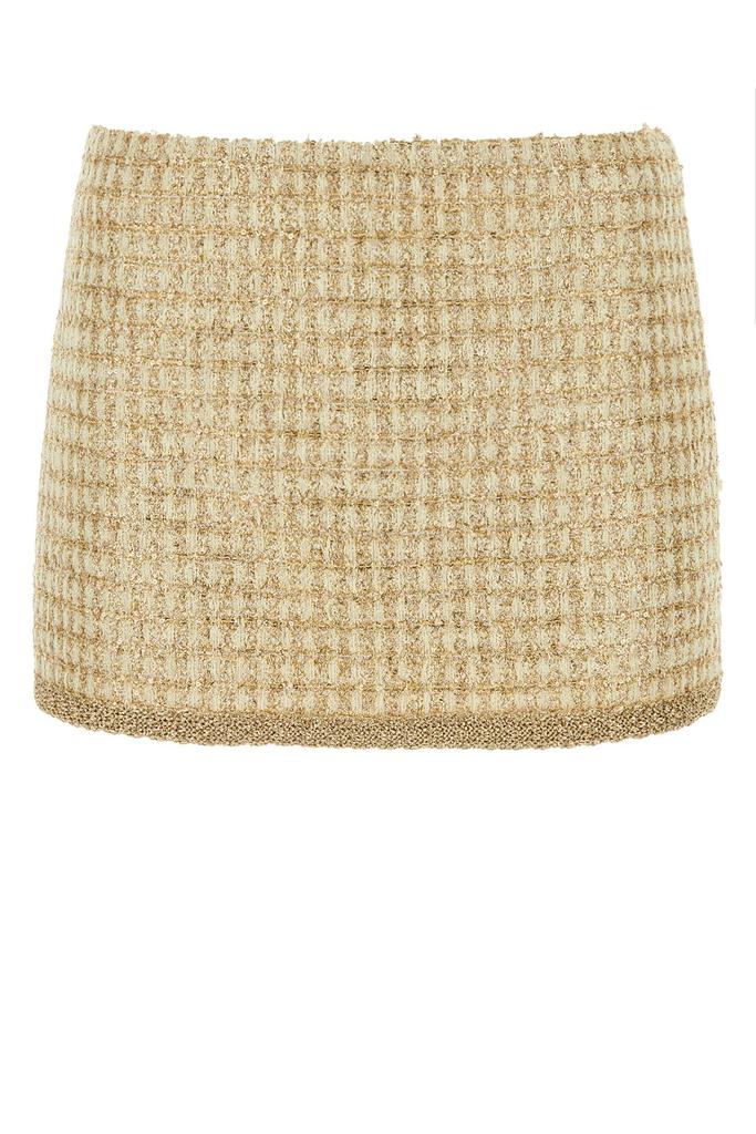 【MiuMiu】Paisley-Printed Drawstring Mini Skirt Miu Miu Miu Miu Paisley-Printed Drawstring Mini Skirt