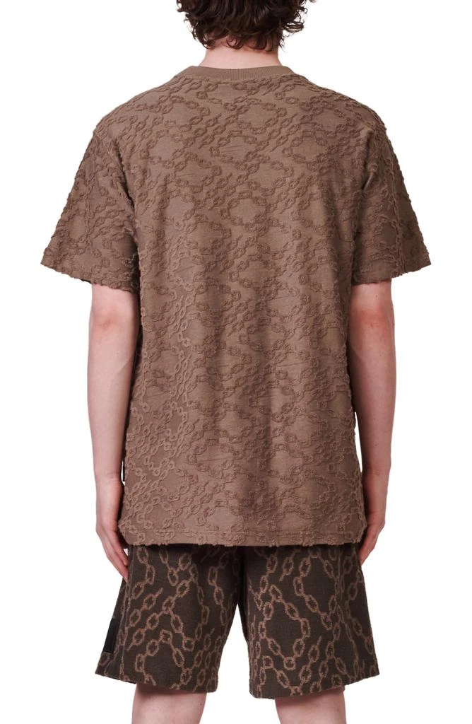Purple Brand Chain Jacquard Terry Cloth T-Shirt 2