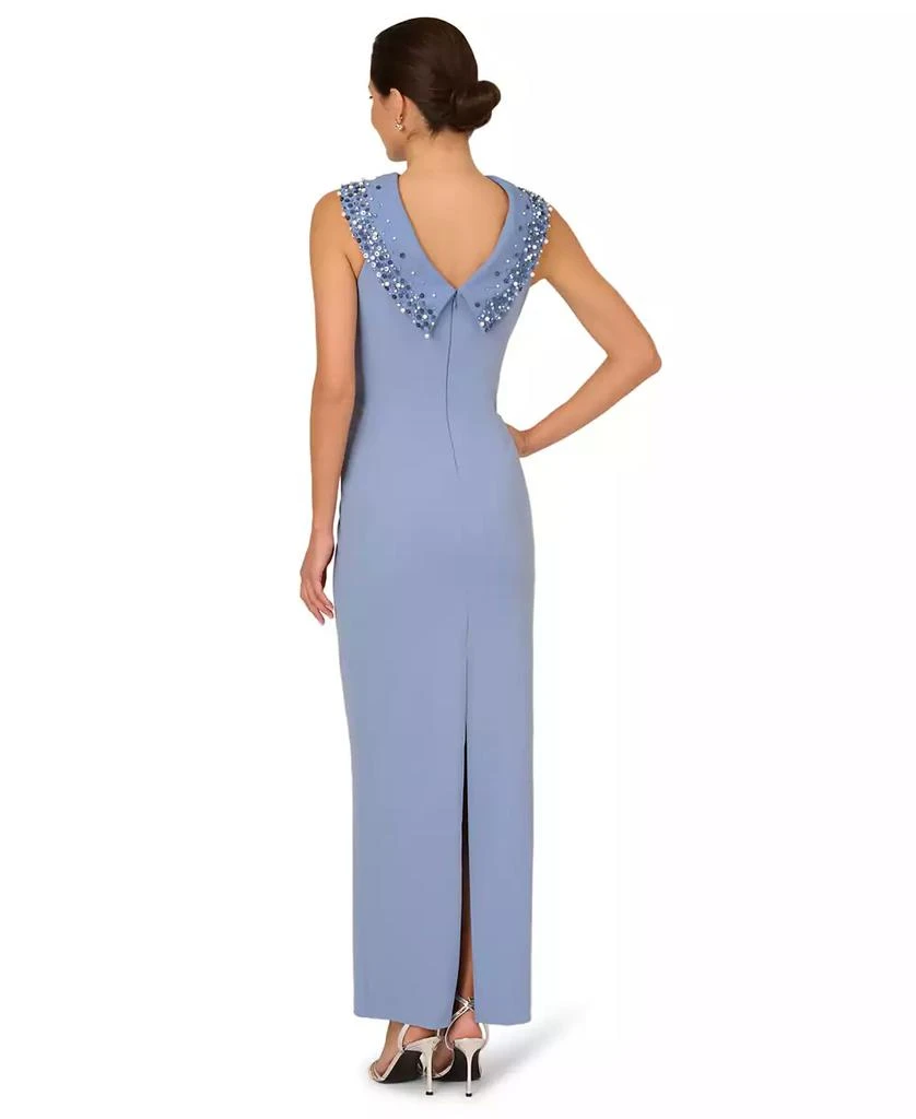 Adrianna Papell Women
s Embellished Roll Neck Gown 3