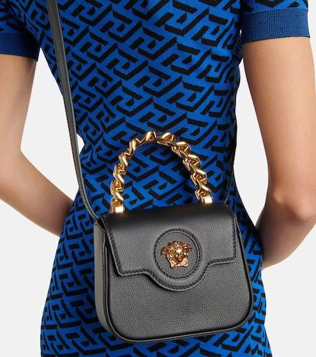 Versace La Medusa small leather tote 3