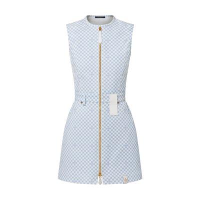 Louis Vuitton Damier Zip-Up Dress
