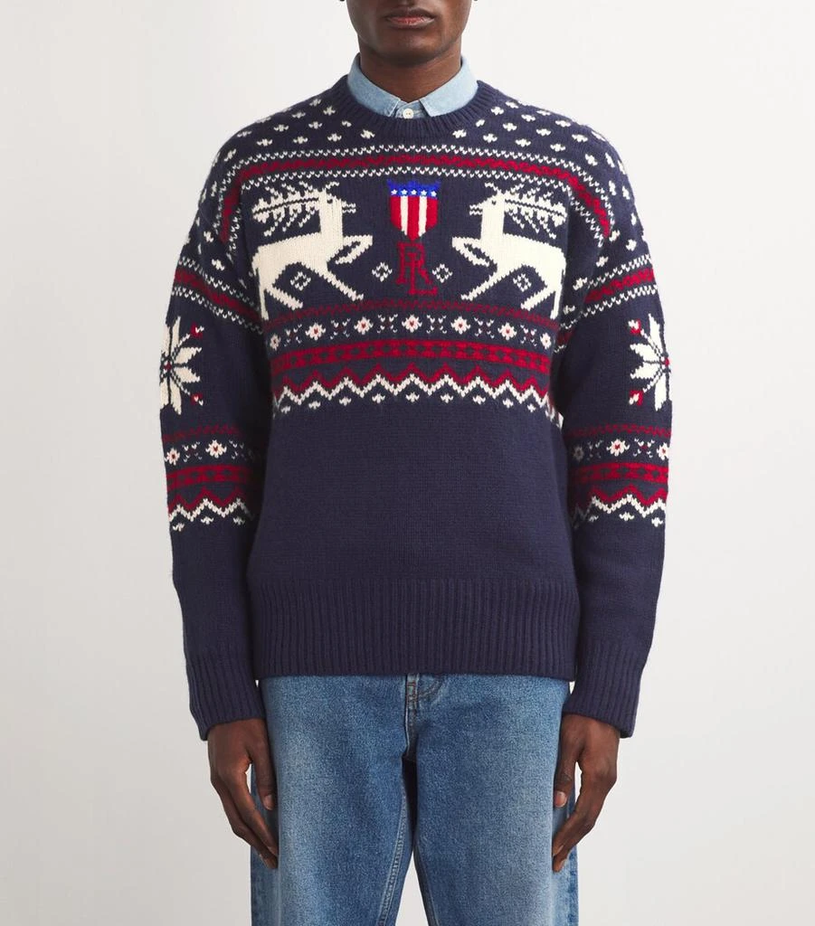 Ralph Lauren Wool Reindeer Sweater 3