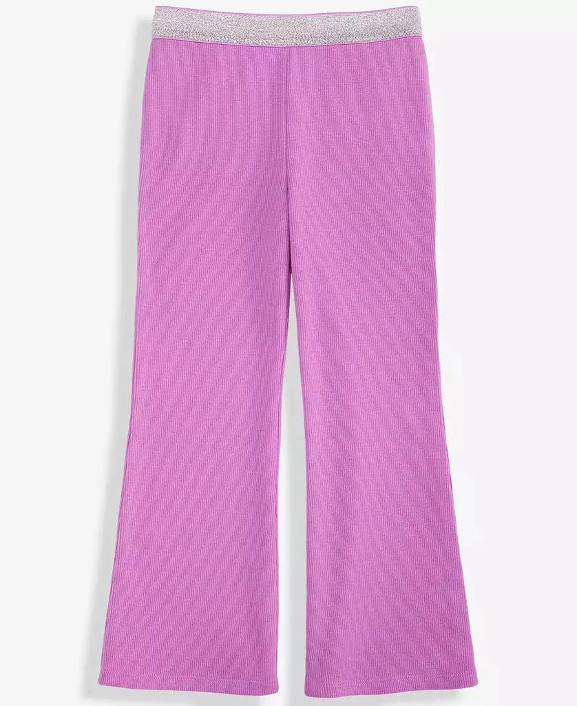 Epic Threads Baby and Toddler Girls Glitter-Waist Ribbed Flare Pants, Macy's Exclusive