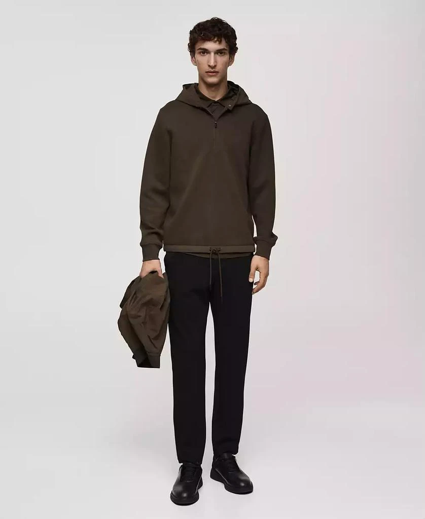 Mango Men's Regular-Fit Hooded Sweatshirt 7