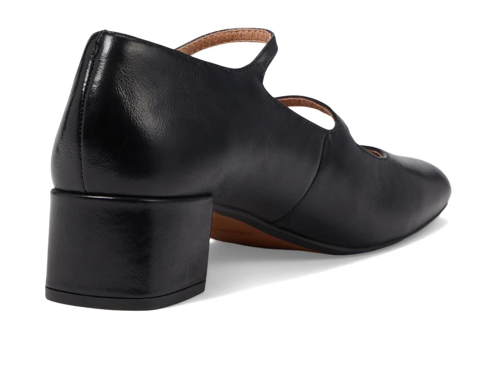 Madewell The Nettie Heeled Mary Jane in Leather 5