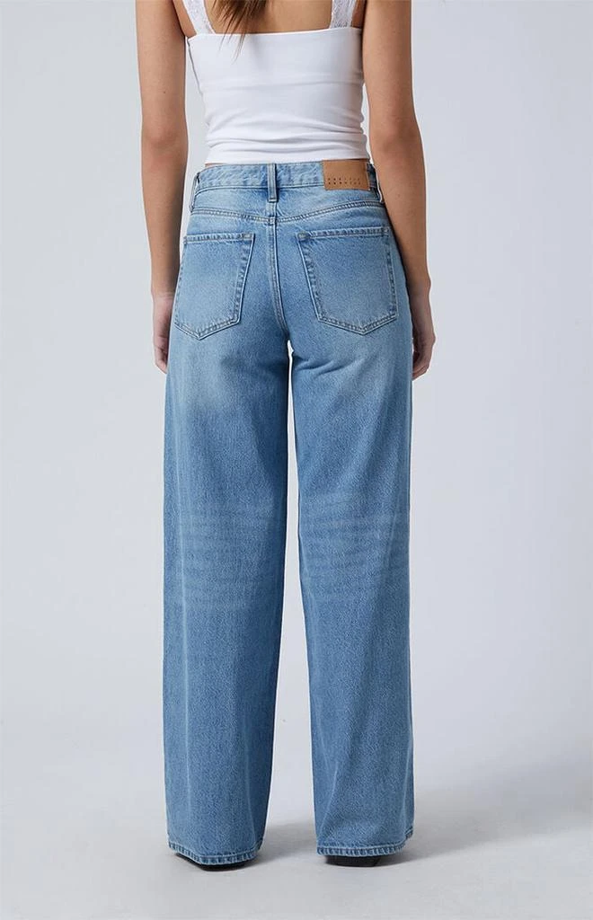 PacSun Jessie High Waisted Baggy Jeans Medium Indigo 4