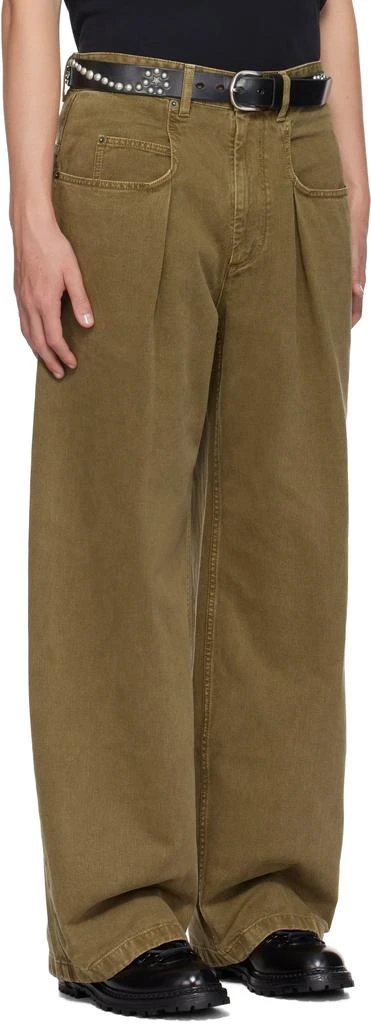 Isabel Marant Khaki Janael Jeans 2